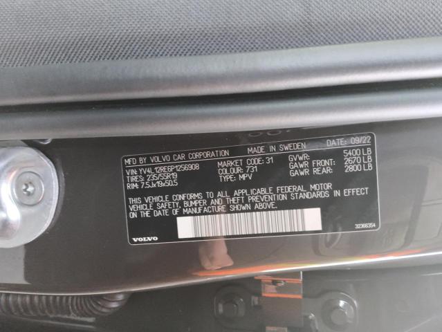 2023 VOLVO XC60 PLUS YV4L12RE6P1256908