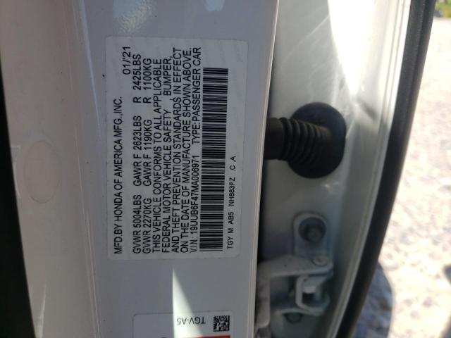 2021 ACURA TLX TECHNO 19UUB6F47MA006971