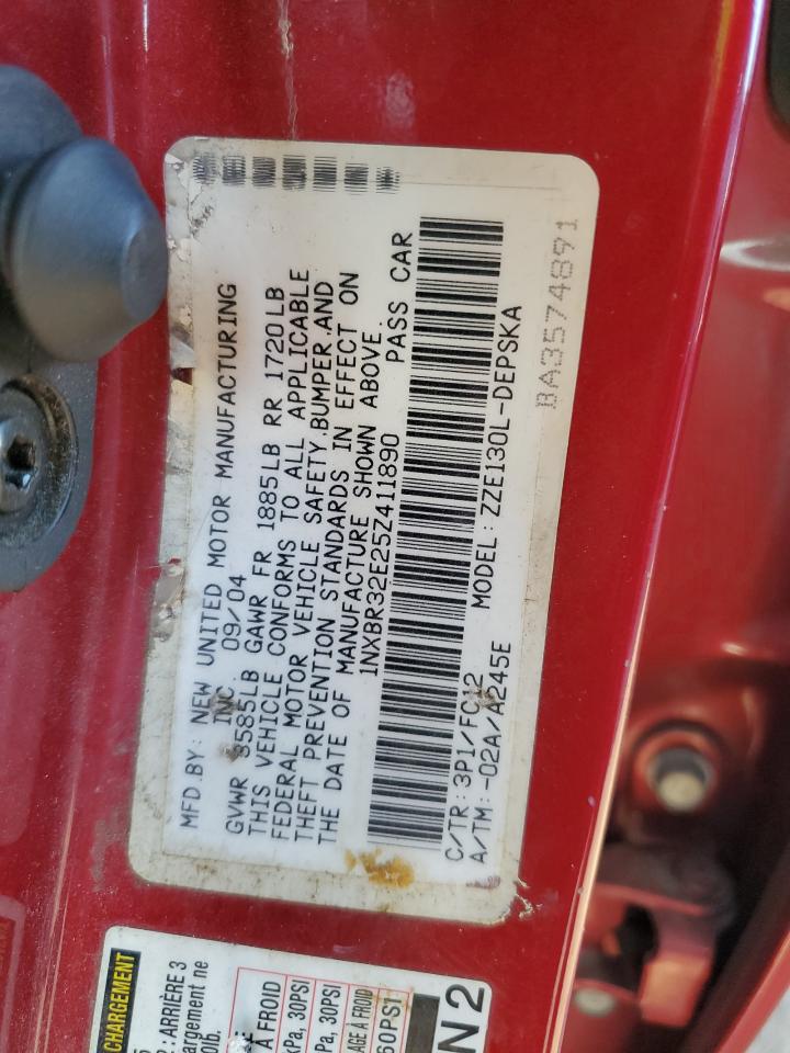 Lot #3259805591 2005 TOYOTA COROLLA CE