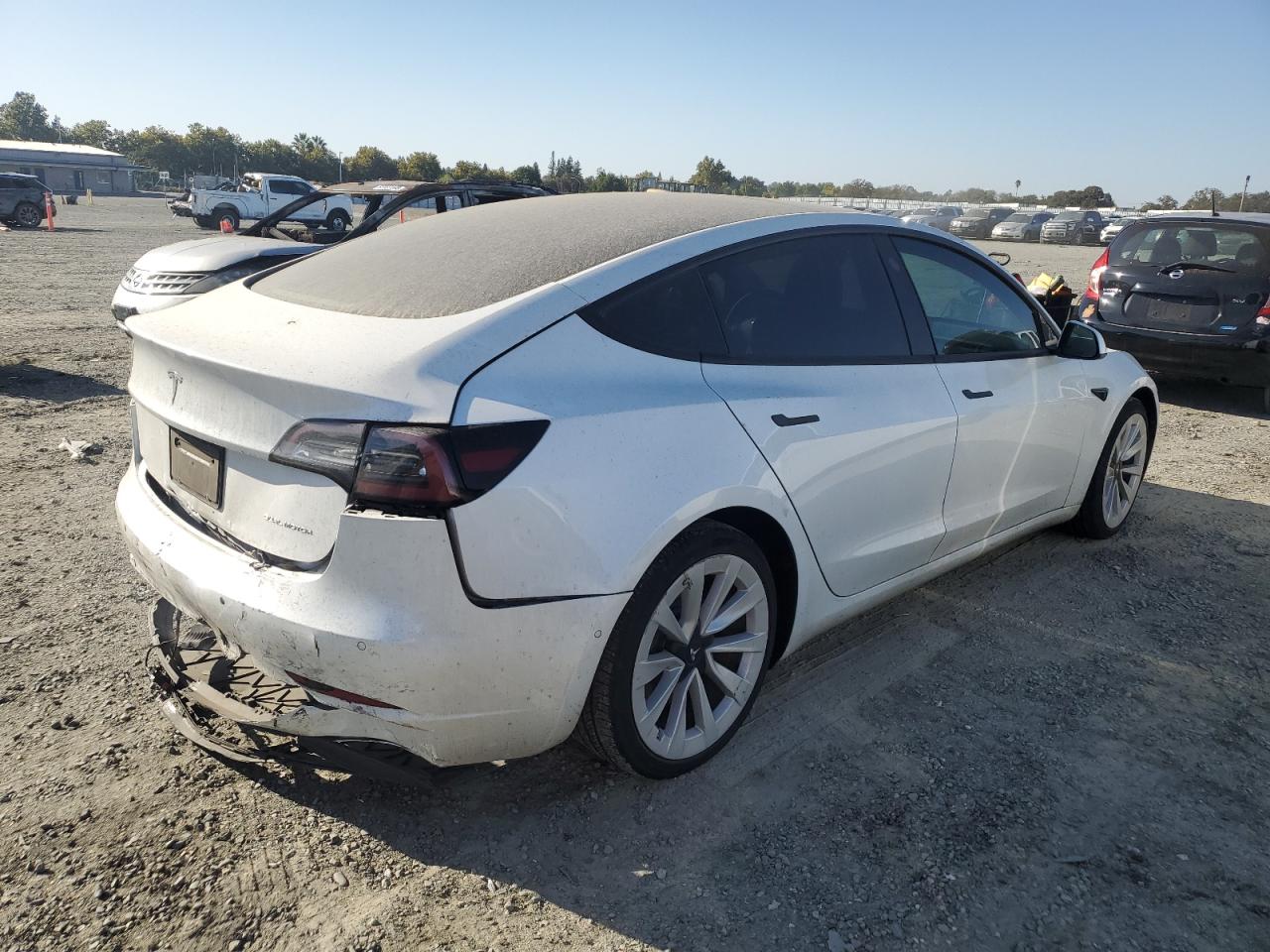 Lot #3265408579 2021 TESLA MODEL 3