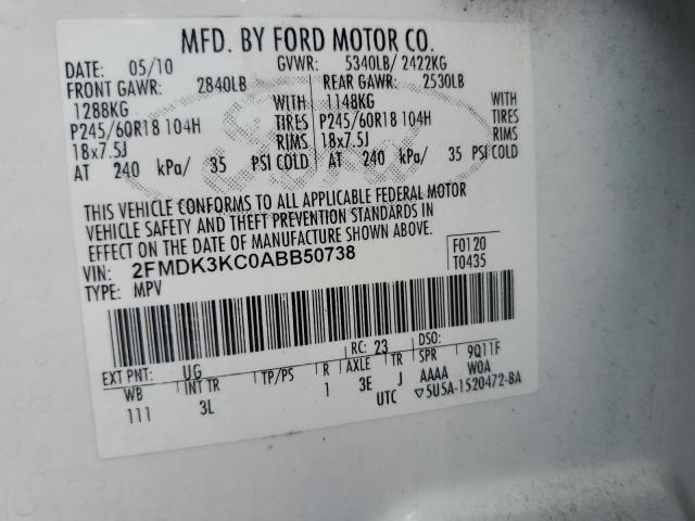 2010 FORD EDGE LIMIT #3282370258