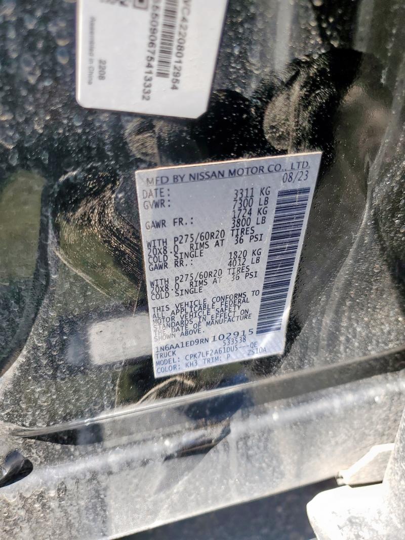 2024 NISSAN TITAN PRO- 1N6AA1ED9RN102915