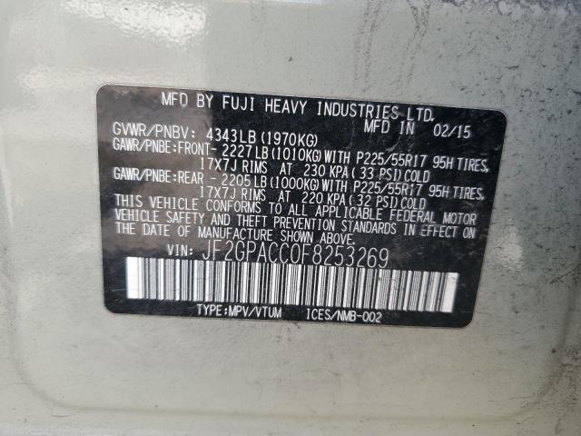2015 SUBARU XV CROSSTR JF2GPACC0F8253269