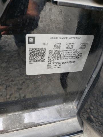 2019 CHEVROLET MALIBU RS 1G1ZG5ST4KF220080