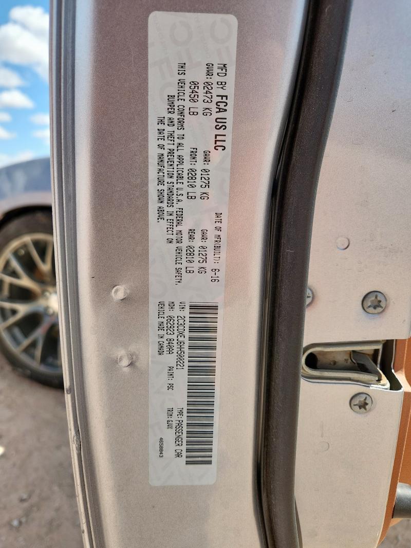 2017 DODGE CHARGER SR 2C3CDXEJ6HH500221