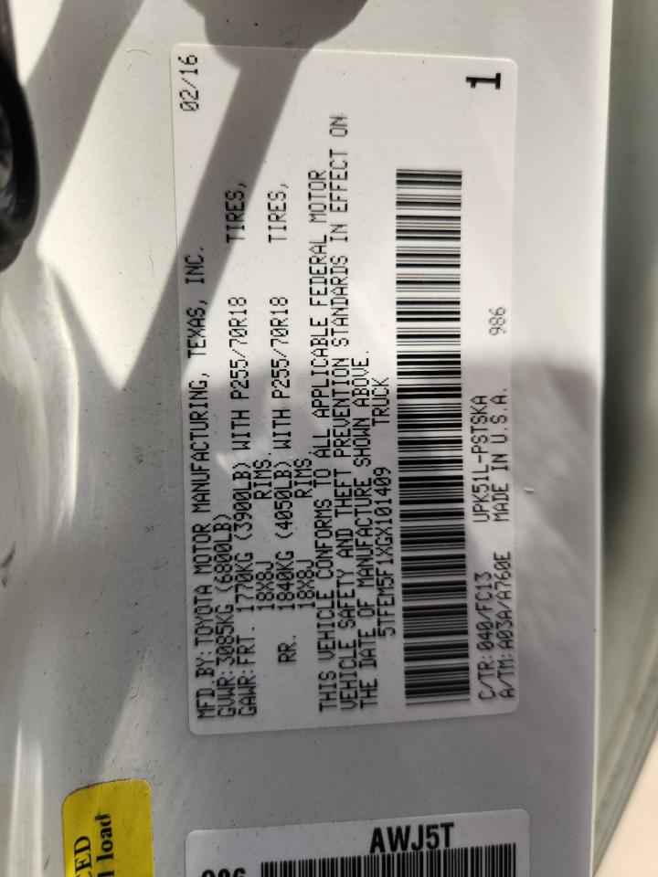 TOYOTA TUNDRA CREWMAX SR5