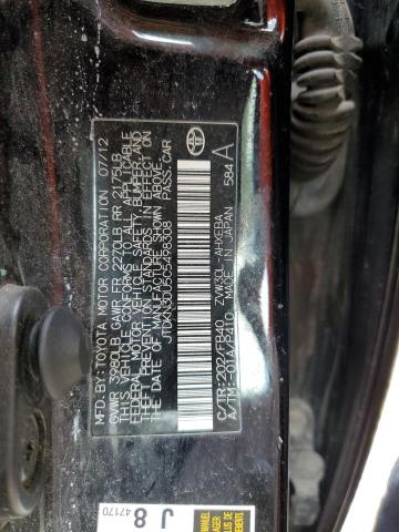 2012 TOYOTA PRIUS - JTDKN3DU5C5498308