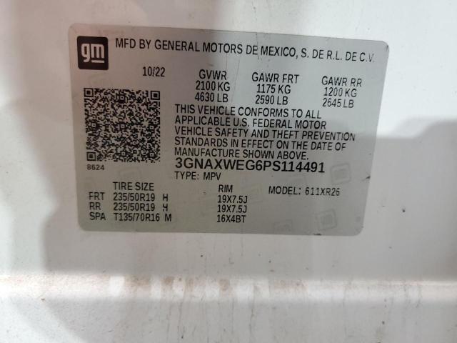 2023 CHEVROLET EQUINOX RS 3GNAXWEG6PS114491