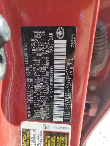 2013 TOYOTA CAMRY SE - 4T1BK1FK1DU529887