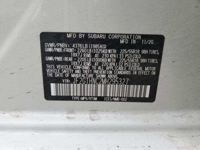 2021 SUBARU CROSSTREK - JF2GTHNC2MH295327