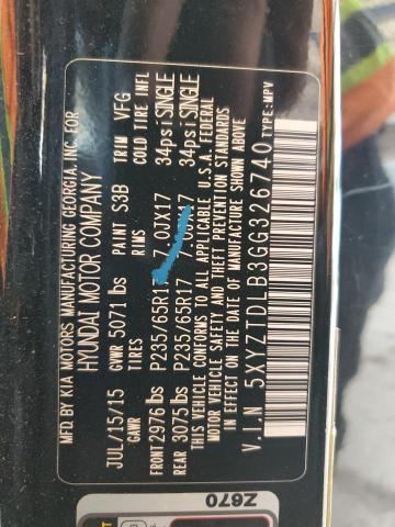 2016 HYUNDAI SANTA FE S - 5XYZTDLB3GG326740