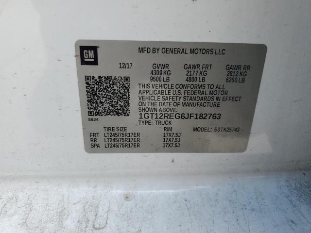 2018 GMC SIERRA K2500 HEAVY DUTY 1GT12REG6JF182763