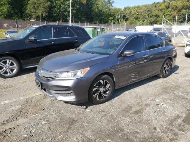 HONDA ACCORD LX 2017 gray sedan 4d gas 1HGCR2F37HA245076 photo #1
