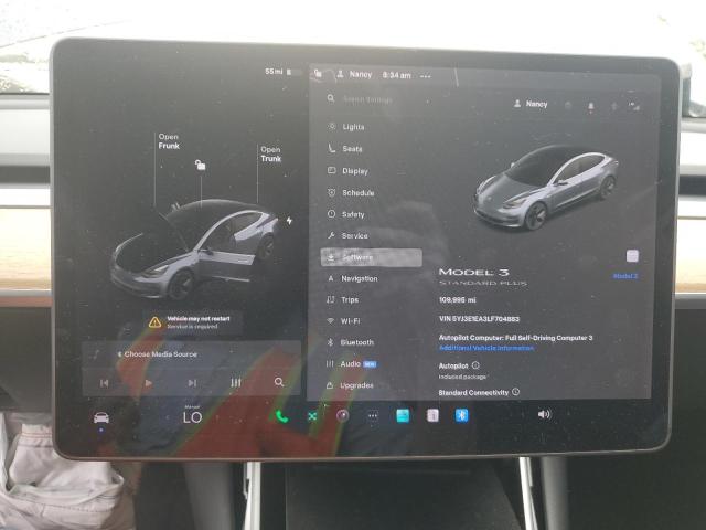 2020 TESLA MODEL 3 5YJ3E1EA3LF704883