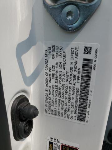 2018 HONDA CR-V TOURING 2HKRW2H99JH623903