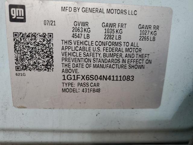 2022 CHEVROLET BOLT EV 2LT #3304639953