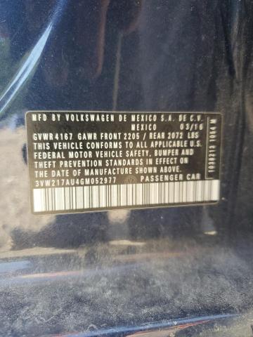 2016 VOLKSWAGEN GOLF S/SE 3VW217AU4GM052977