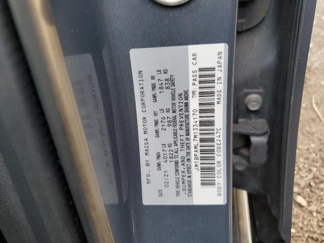 2021 MAZDA 3 PREMIUM JM1BPAML7M1334170