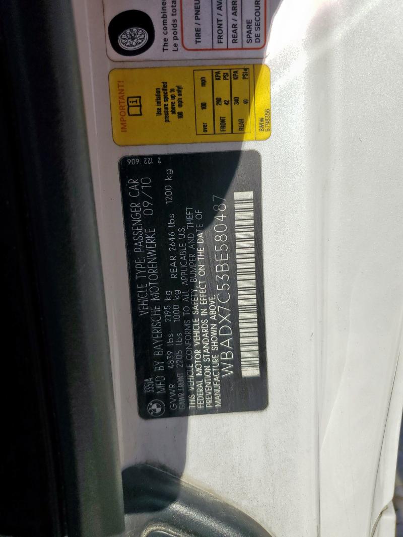 2011 BMW 335 I - WBADX7C53BE580487