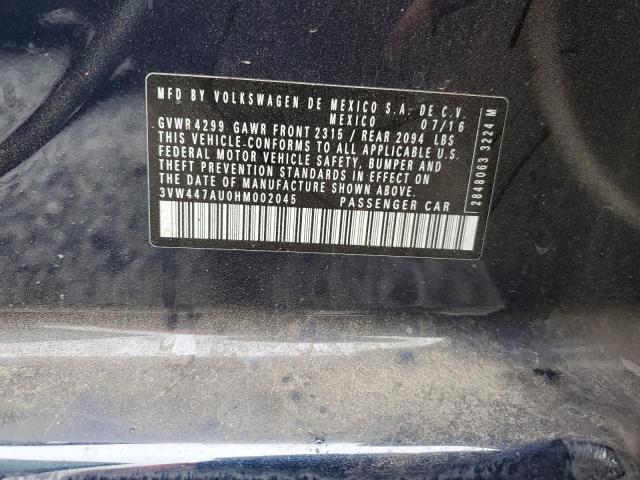 2017 VOLKSWAGEN GTI S/SE 3VW447AU0HM002045