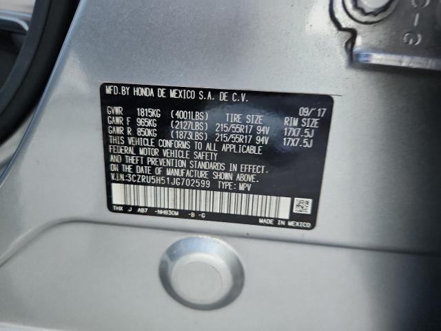 2018 HONDA HR-V EX 3CZRU5H51JG702599