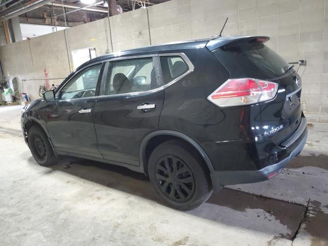 NISSAN ROGUE S 2015 black 4dr spor gas KNMAT2MV9FP546082 photo #3
