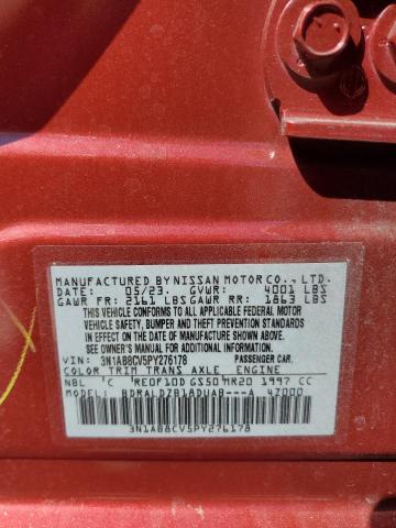 2023 NISSAN SENTRA SV 3N1AB8CV5PY276178