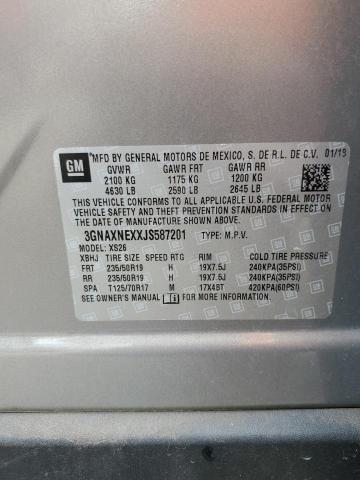 2018 CHEVROLET EQUINOX PR - 3GNAXNEXXJS587201