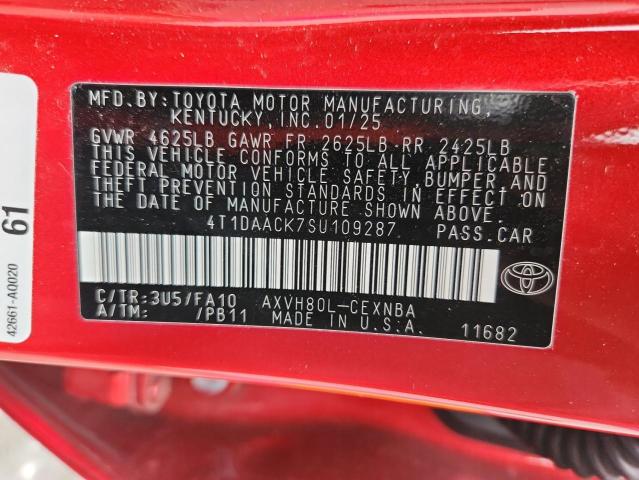 2025 TOYOTA CAMRY XSE #3285617270