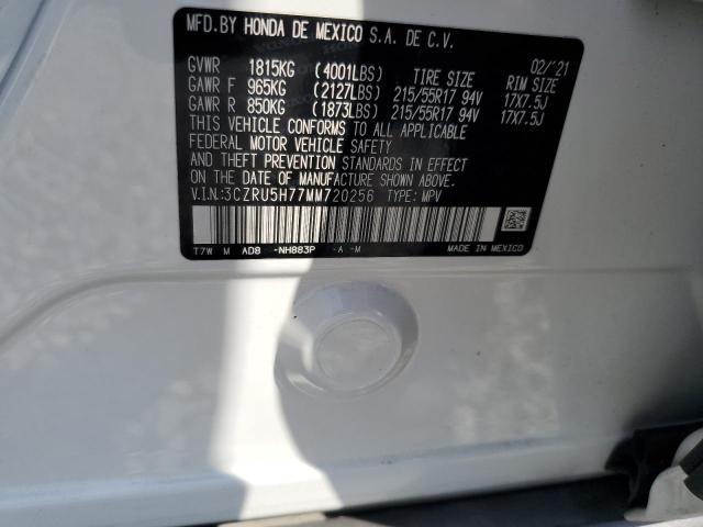 2021 HONDA HR-V EXL 3CZRU5H77MM720256