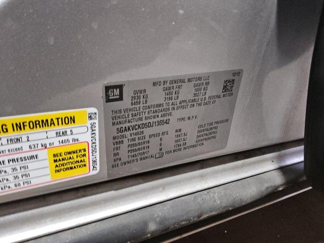 2013 BUICK ENCLAVE - 5GAKVCKD5DJ136542