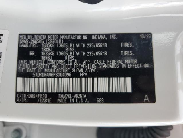 2023 TOYOTA HIGHLANDER - 5TDKDRAH6PS004096