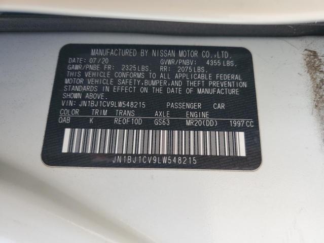 2020 NISSAN ROGUE SPOR JN1BJ1CV9LW548215