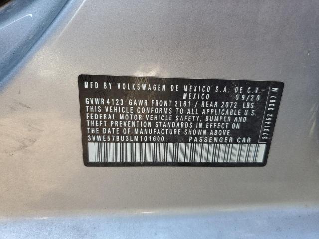 2020 VOLKSWAGEN JETTA SEL #3287774100