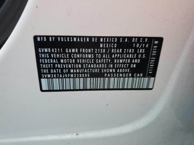2015 VOLKSWAGEN JETTA BASE 3VW2K7AJ5FM228095