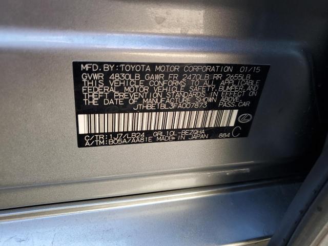 2015 LEXUS GS 350 JTHBE1BL3FA007873
