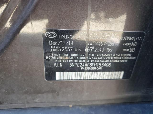 2015 HYUNDAI SONATA SE #3297183860
