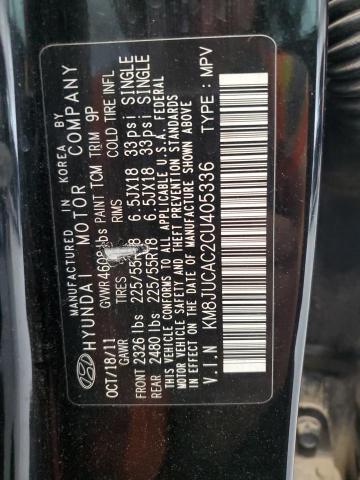 2012 HYUNDAI TUCSON GLS - KM8JUCAC2CU405336