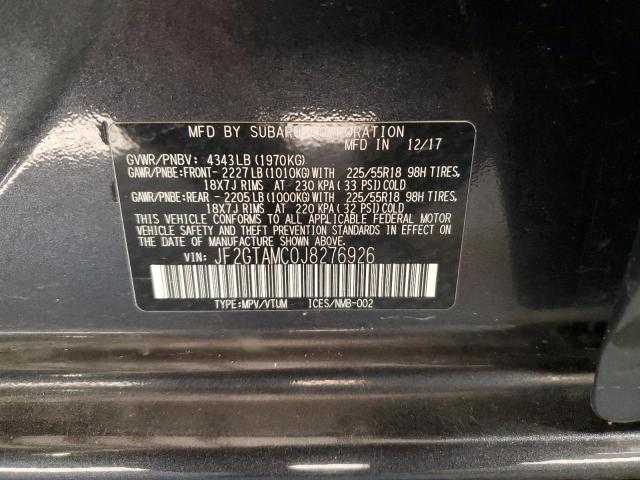 2018 SUBARU CROSSTREK - JF2GTAMC0J8276926