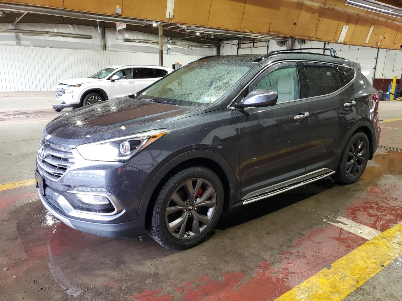 Lot #3304515560 2017 HYUNDAI SANTA FE S