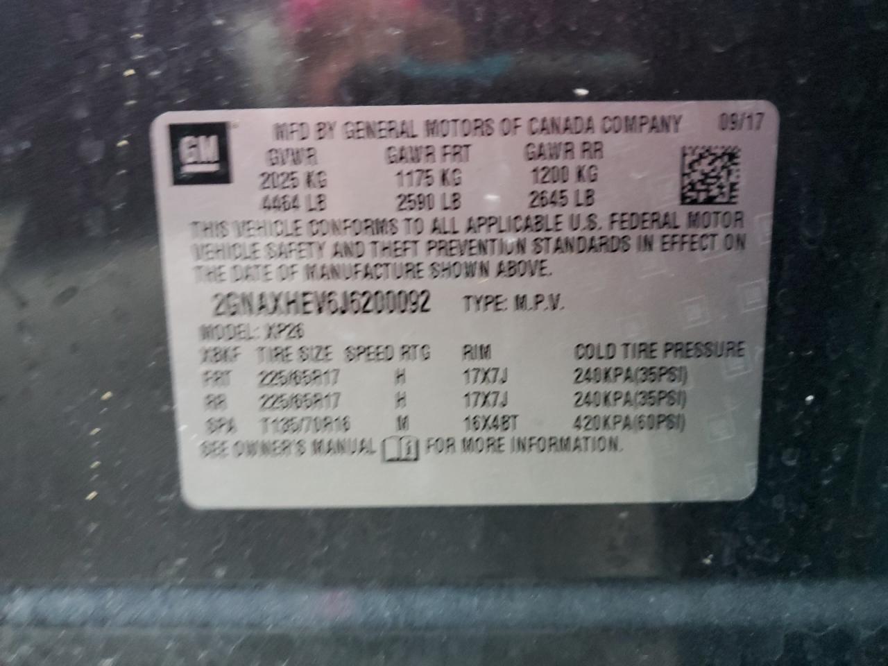 CHEVROLET EQUINOX LS