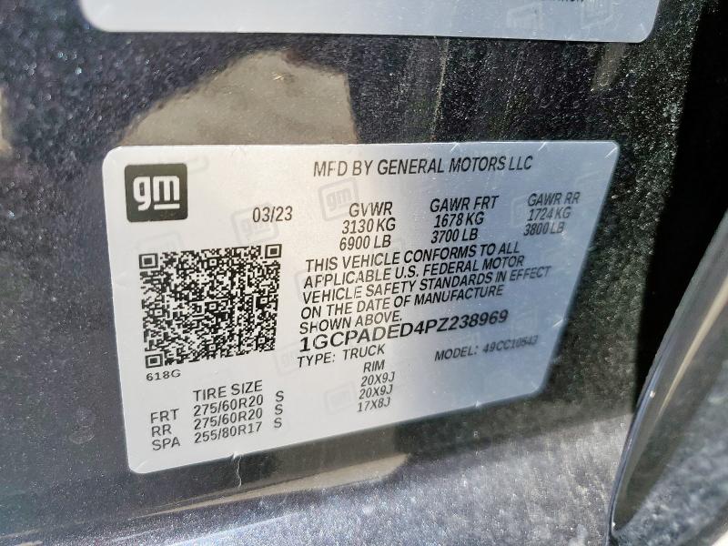 2023 CHEVROLET SILVERADO C1500 RST - 1GCPADED4PZ238969