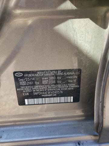 2015 HYUNDAI ELANTRA SE 5NPDH4AE9FH590576