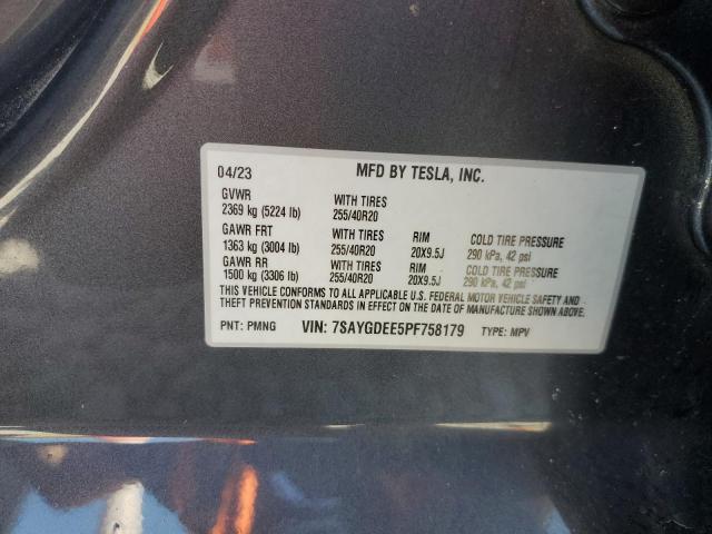 2023 TESLA MODEL Y - 7SAYGDEE5PF758179