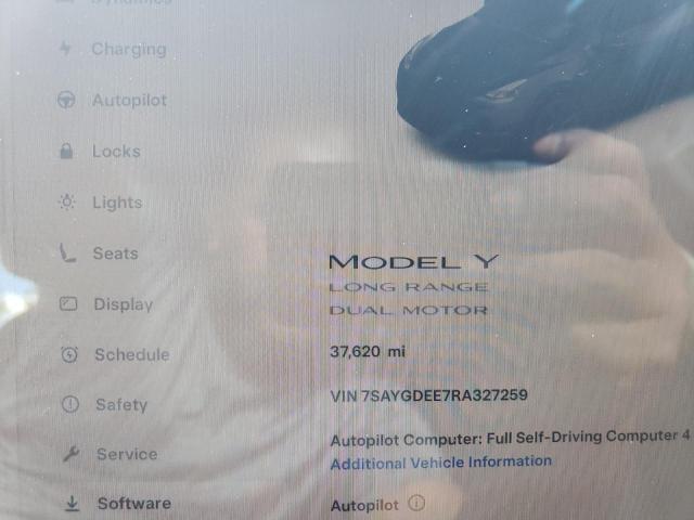 2024 TESLA MODEL Y 7SAYGDEE7RA327259