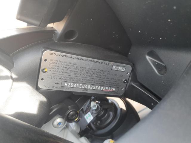 2025 APRILIA RS 457 ZD4XEUA02S6002939