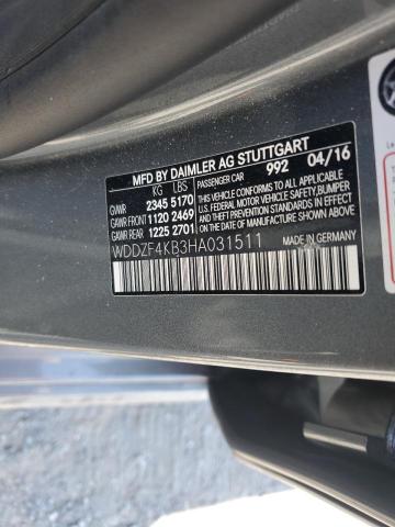 2017 MERCEDES-BENZ E 300 4MATIC WDDZF4KB3HA031511