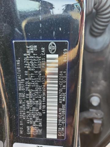 2019 TOYOTA CAMRY L - 4T1B11HK9KU741370