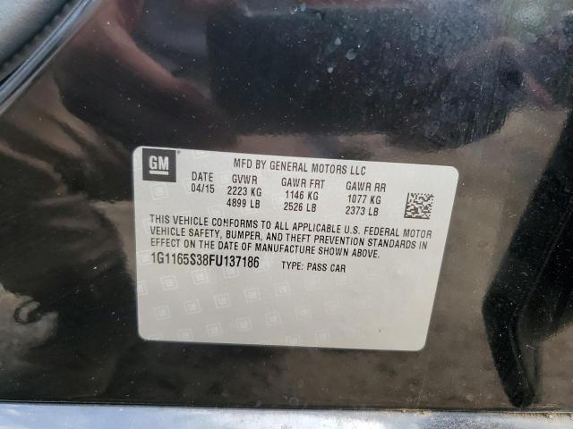 2015 CHEVROLET IMPALA 4D 1G1165S38FU137186