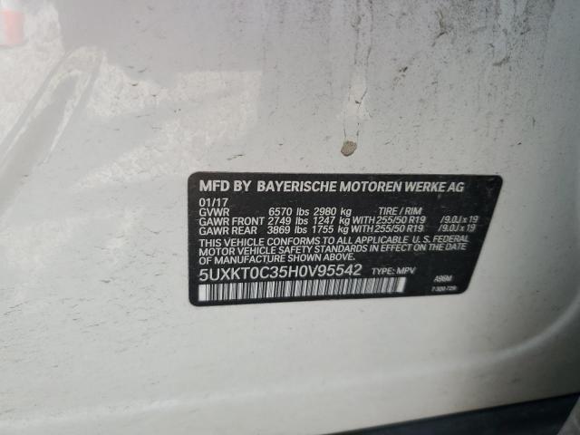 2017 BMW X5 XDR40E 5UXKT0C35H0V95542
